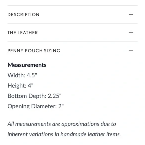 Portland Leather Penny Pouch - Picture 3 of 4